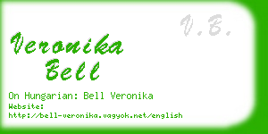 veronika bell business card